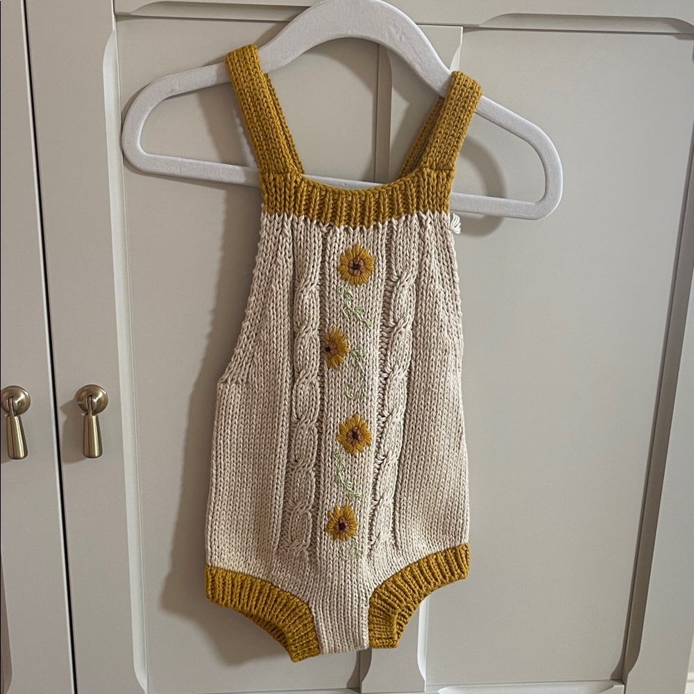 Wild Waw sunflower romper